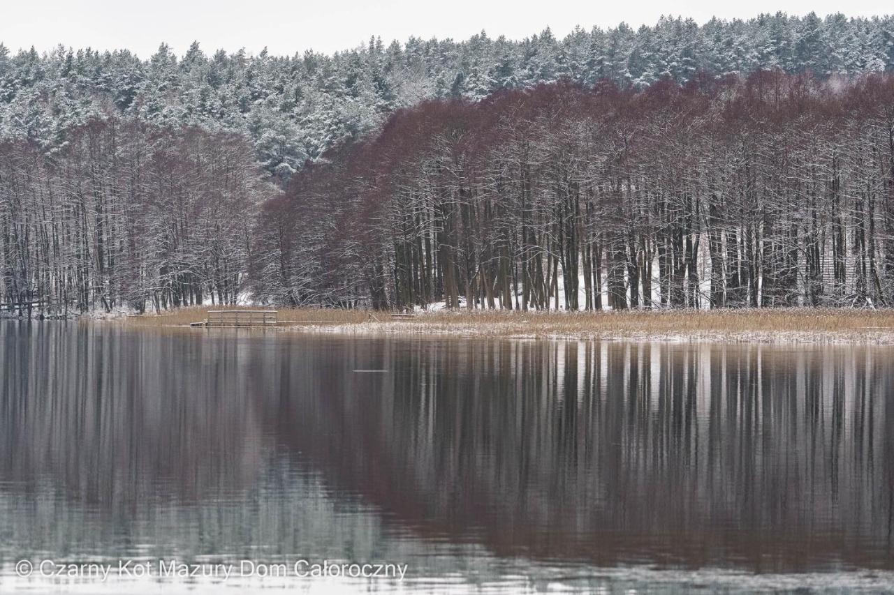 Вилла Czarny Kot Mazury Dom Caloroczny Malkinie Экстерьер фото