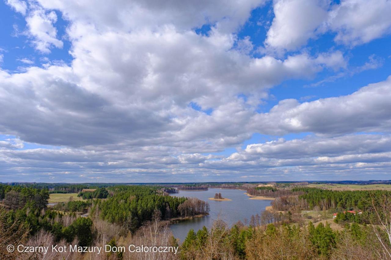 Вилла Czarny Kot Mazury Dom Caloroczny Malkinie Экстерьер фото