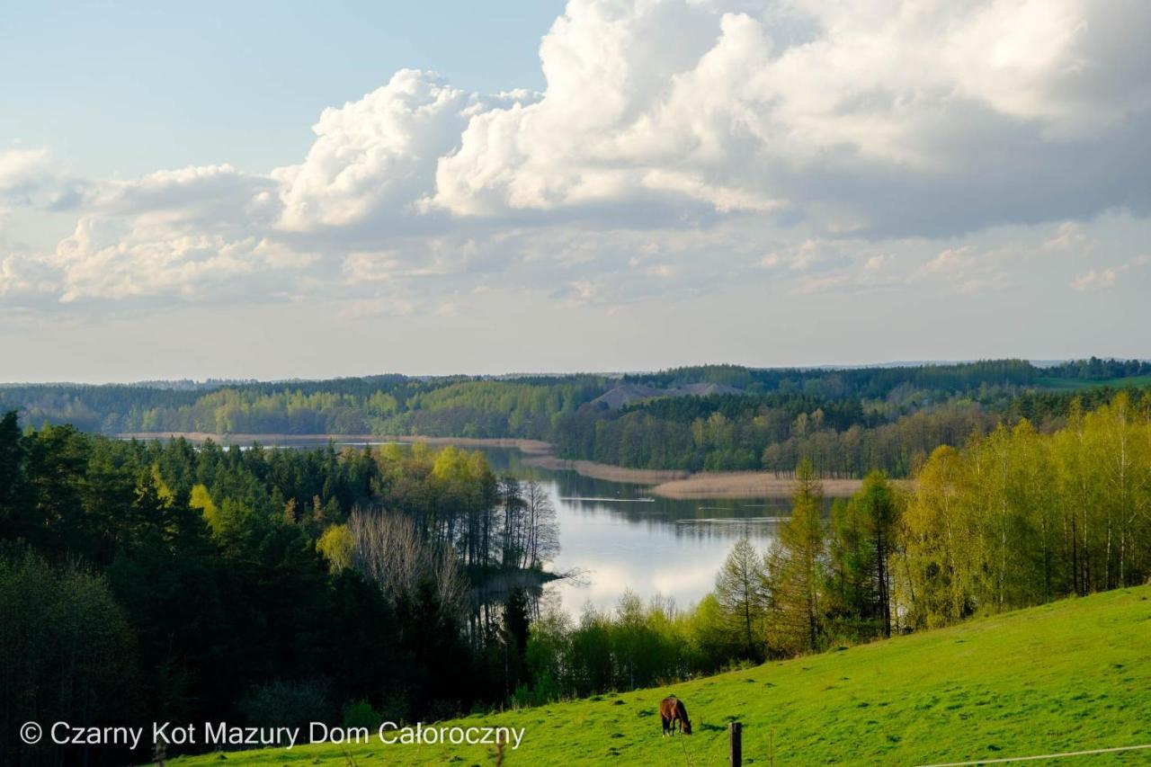 Вилла Czarny Kot Mazury Dom Caloroczny Malkinie Экстерьер фото